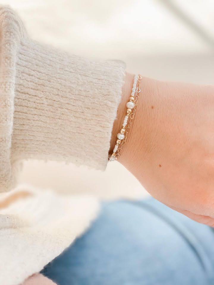 Joyful Bead Company Eleanor Gold Bracelet