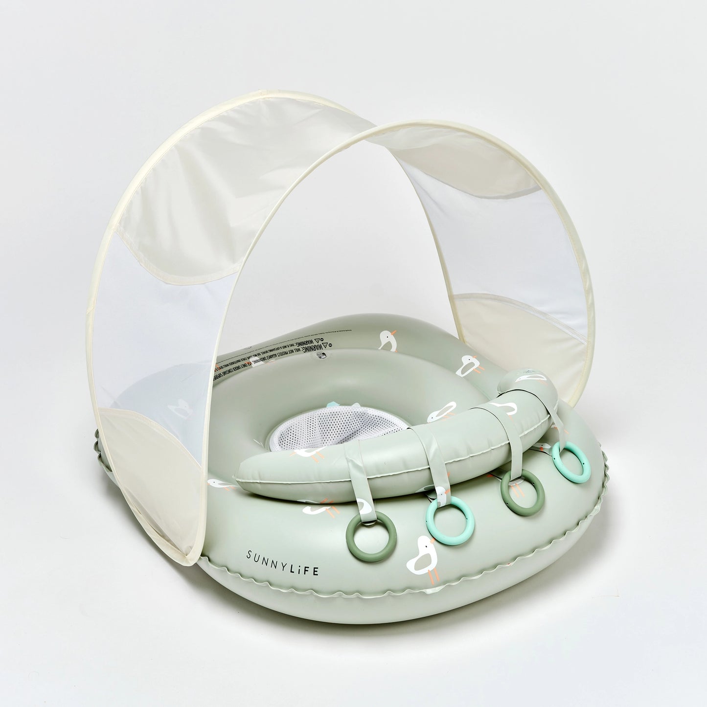 Sunnylife Interactive Baby Float Sammy the Seagull - Green