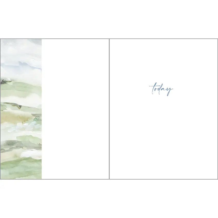 Gina B Designs Thinking of You Greeting Card - Peaceful Landscape