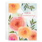 Gina B Designs Anniversary Greeting Card - Big Blooms