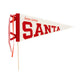 My Minds Eye Santa Felt Pennant Flag