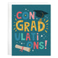 Gina B Designs Graduation Greeting Card - Grad on Navy