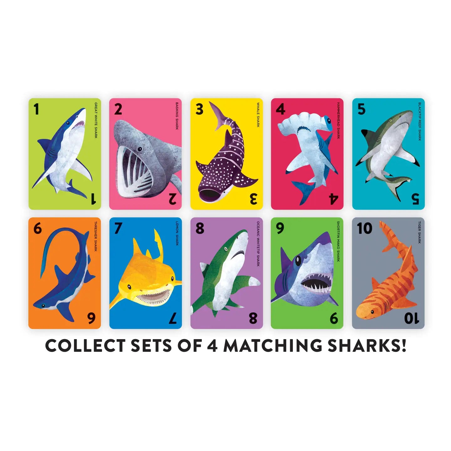 Chronicle Books Go Shark! Card Game