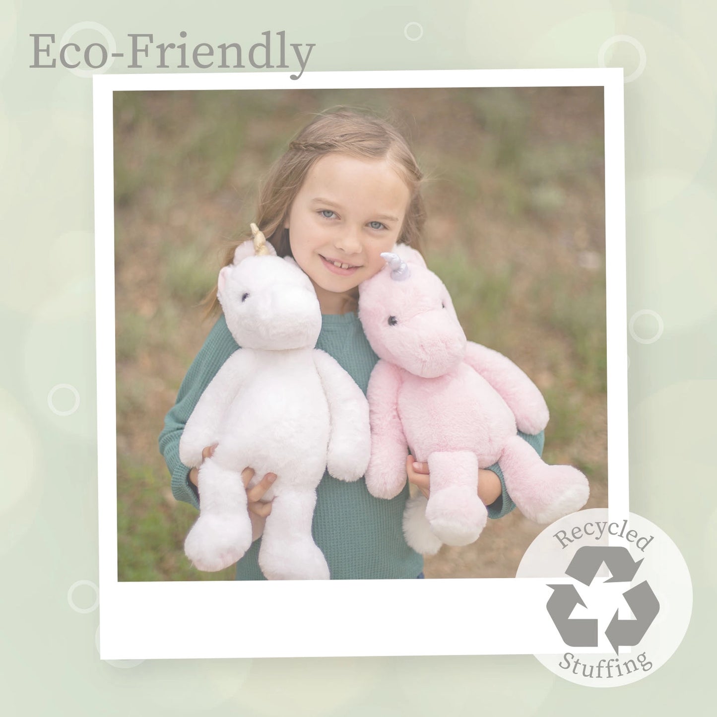Beverly Hills Teddy Bear Company World's Softest Lushee 16 Inch - Unity White Unicorn Plush