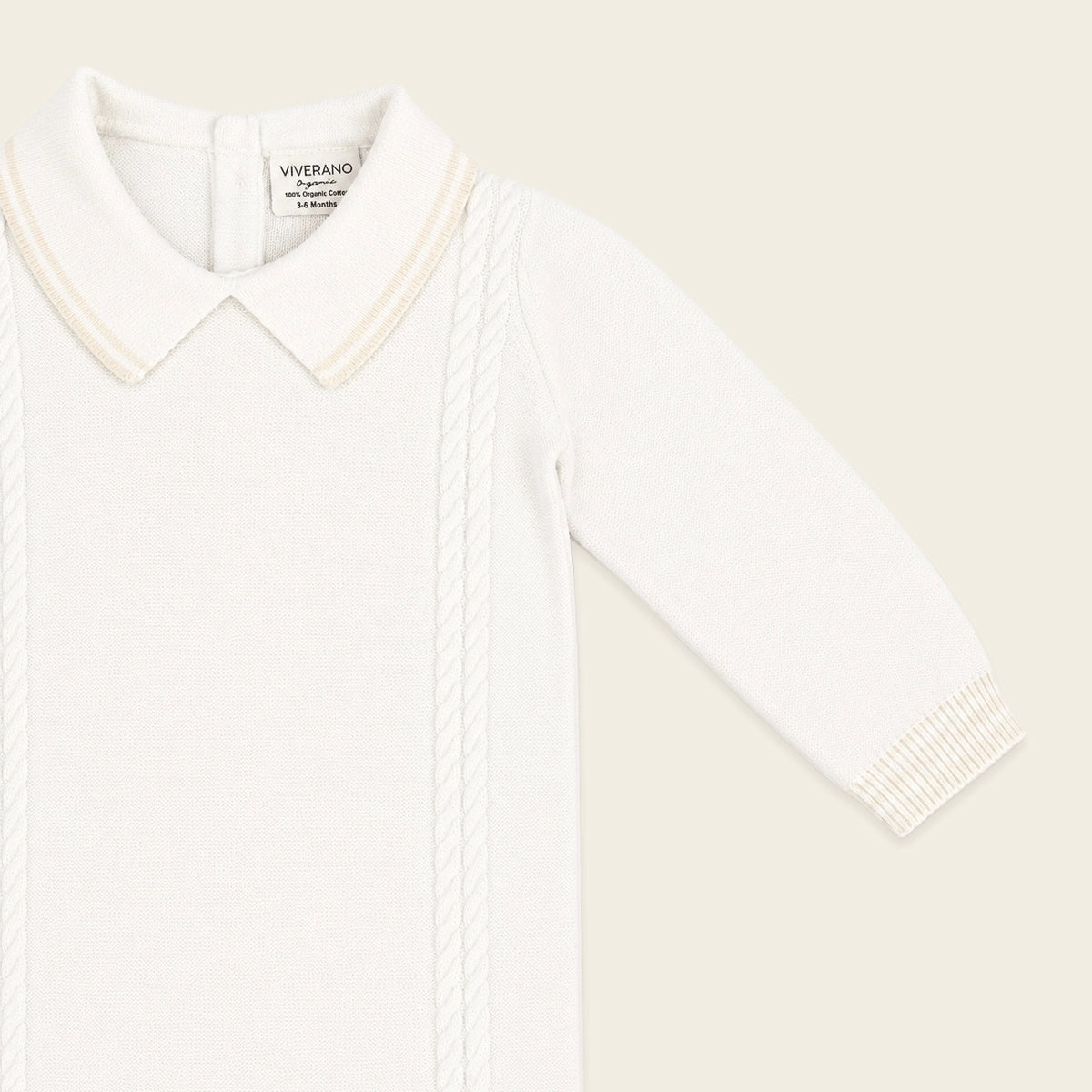 Viverano Organics Milan Knit Baby Pocket Jumpsuit (Organic Cotton)