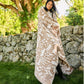 ChappyWrap Whimsical Woods Sepia Blanket