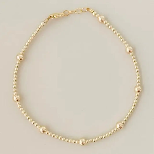 LittleLundsCo 14k Gold-Filled Mixed Bead Bracelet