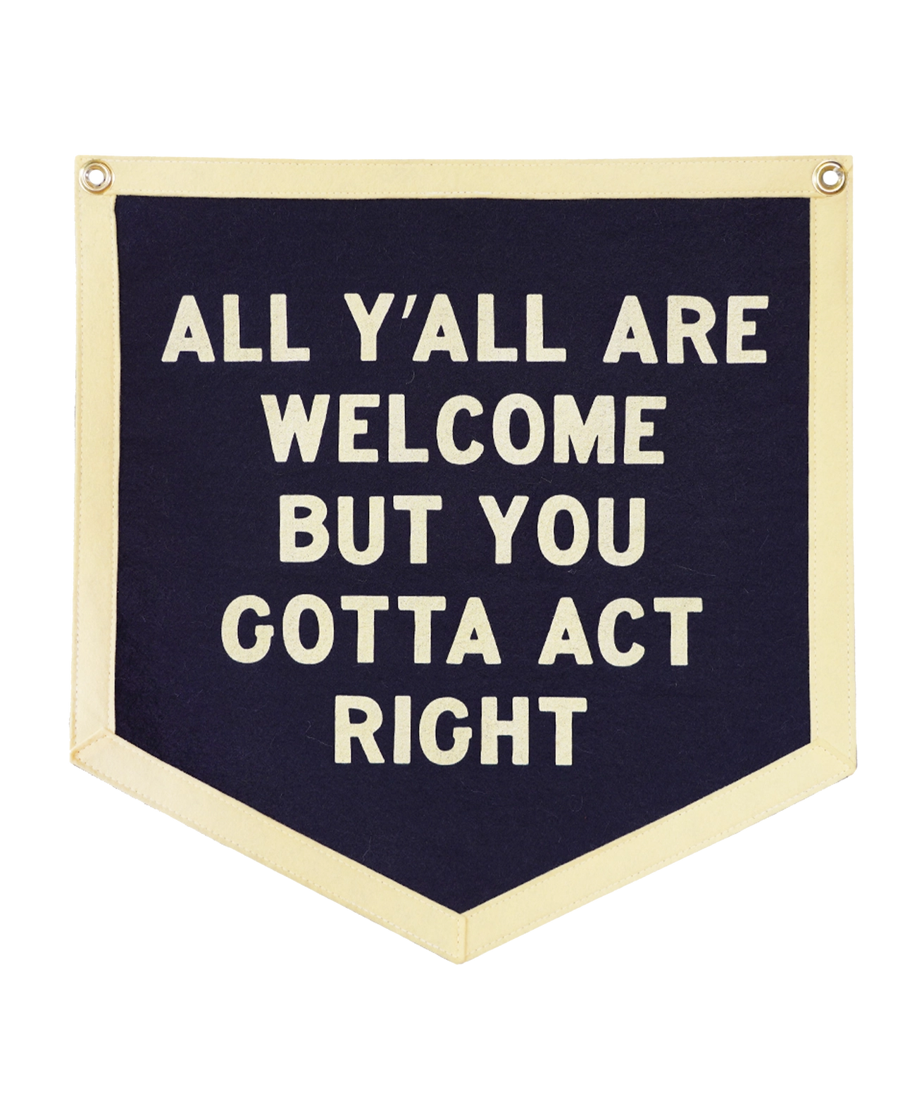 Oxford Pennant All Y'all Are Welcome Camp Flag