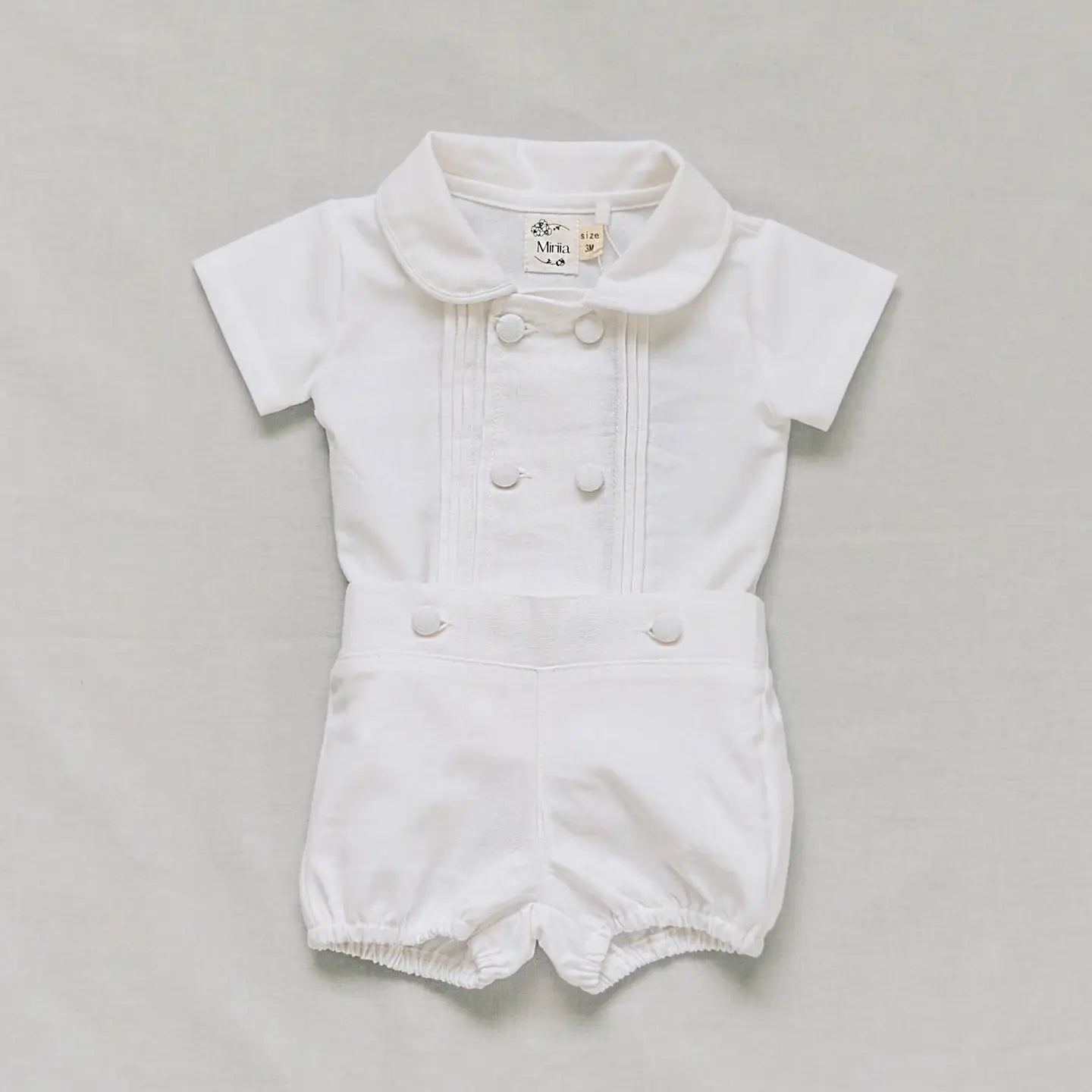 Miriia The Carter Baby Boy Cotton Christening Baptism Outfit