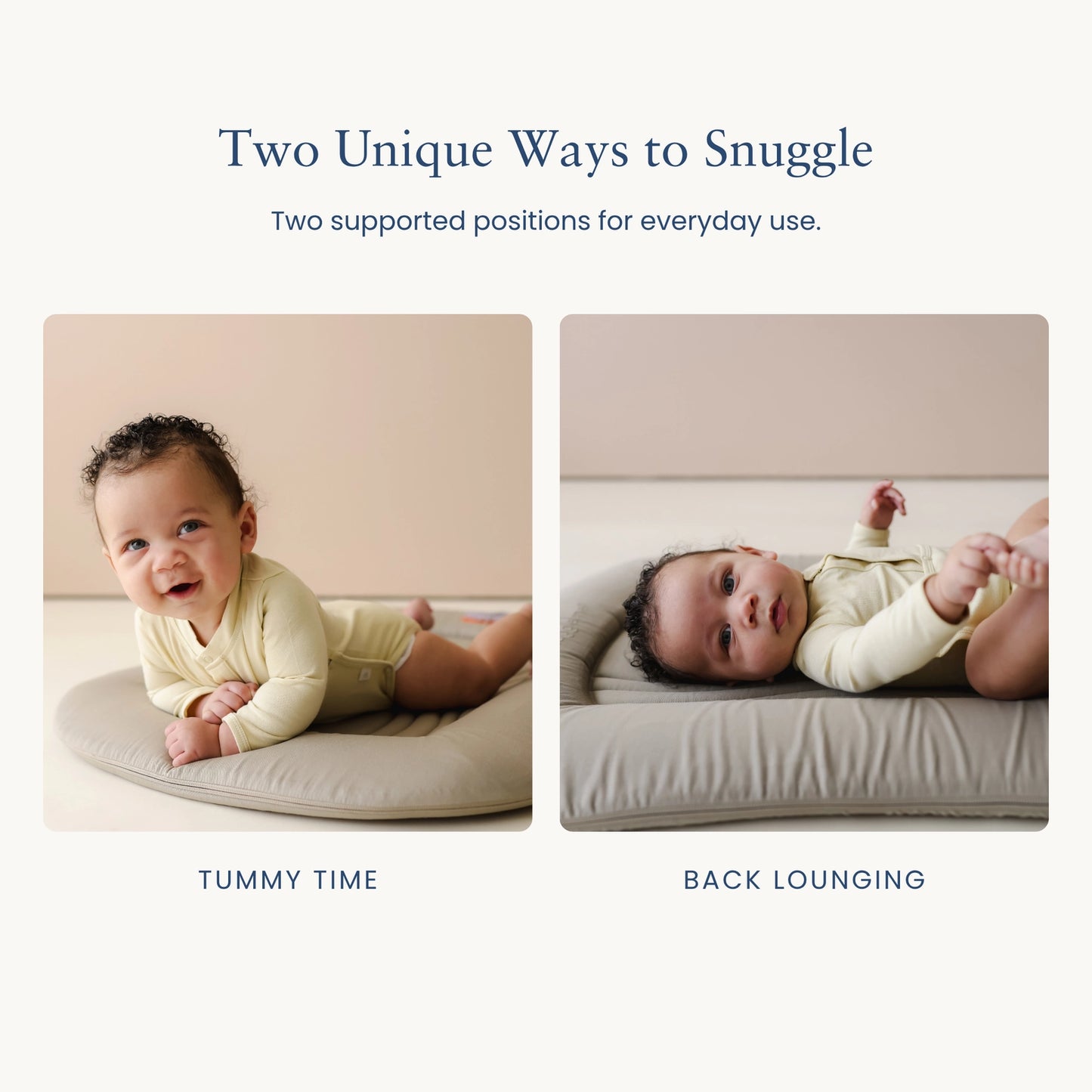Snuggle Me Organic Infant Lounger Wave