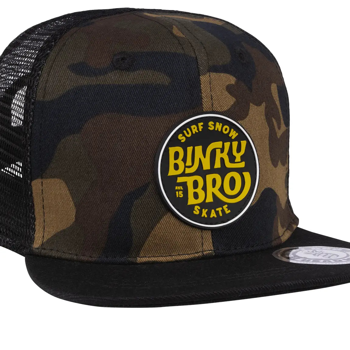 BinkyBro BinkyBro Kids Hat Flat Top - Camo