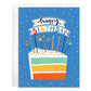 Gina B Designs Birthday Greeting Card - Cake Slice