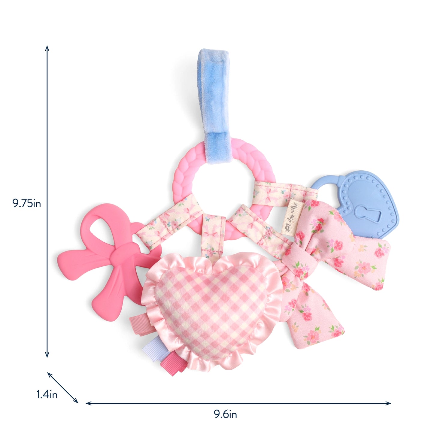 Itzy Ritzy Bitzy Busy Ring Teething Activity Toy - Bow
