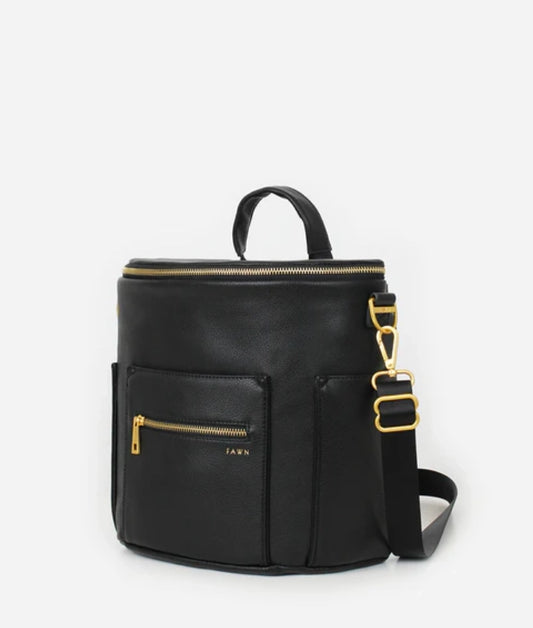 Fawn Design The Mini - Faux Leather Diaper Bag Travel Backpack Crossbody