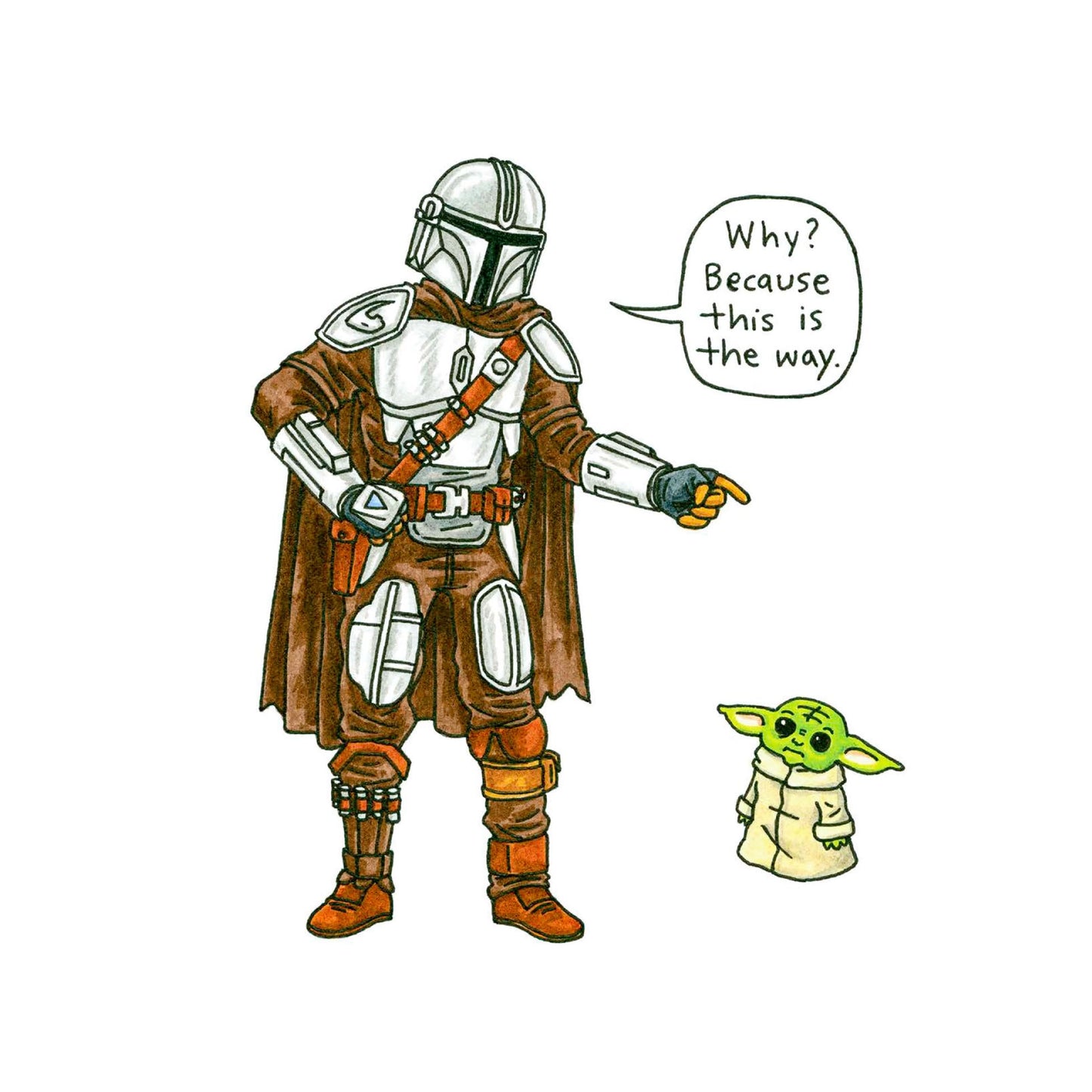 Chronicle Books Star Wars the Mandalorian and Child