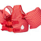 Drip Floats Red Gingham Kids Float - 25-50 Lbs
