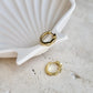 Katie Waltman Jewelry Gold Lace And Textured Hoops
