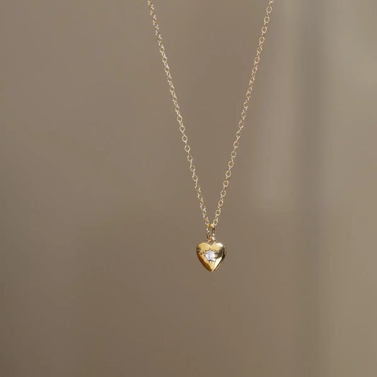 Katie Waltman Jewelry Astra Heart Necklace