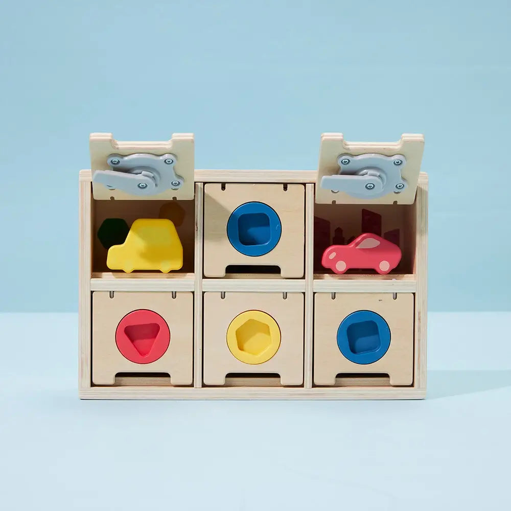 KiwiCo Inc Car-Go Puzzle Box Matching Shape Toy for Kids