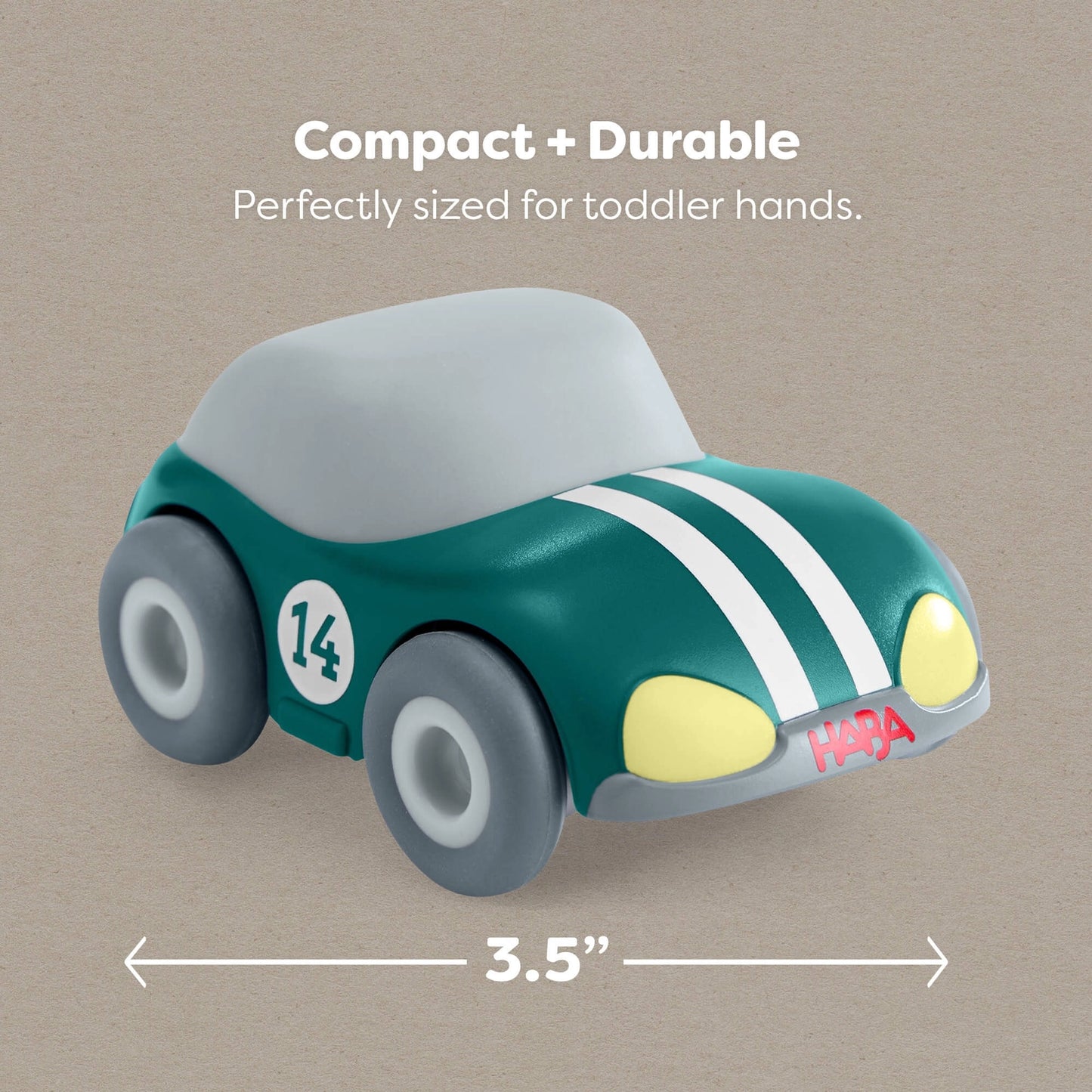 HABA USA Momentum Motor Cars - Recycled Green Speedster