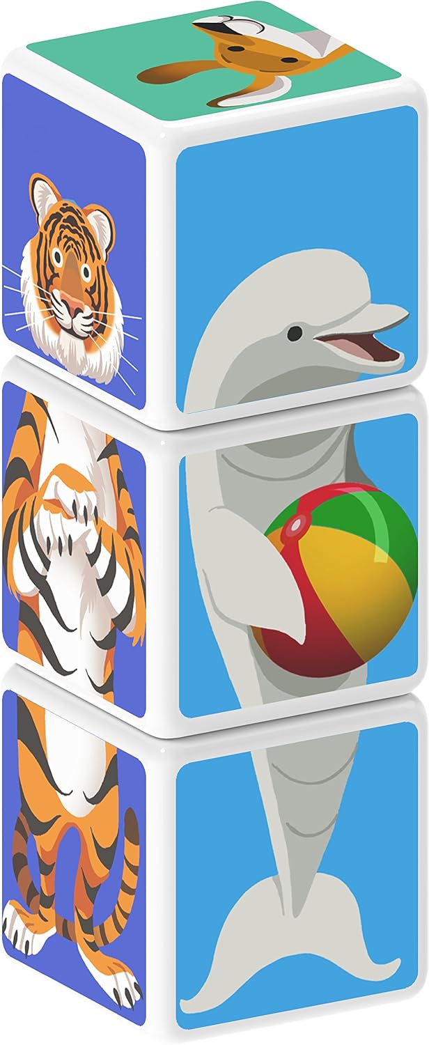 GEOMAGWORLD USA Geomag™ Magicube Mix & Match Animals Set