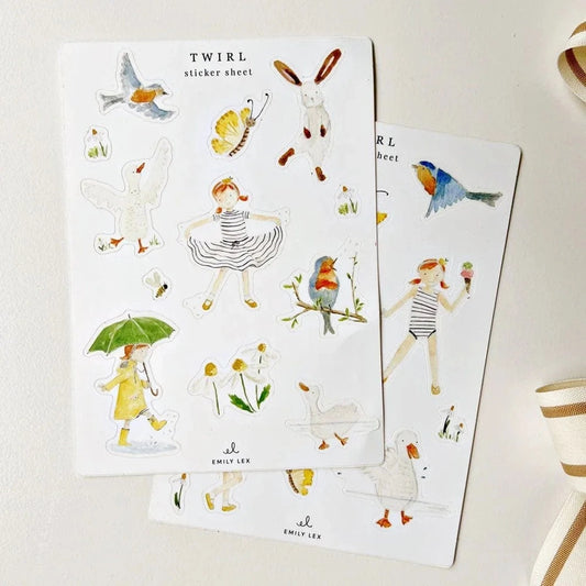 Emily Lex Studio Twirl Sticker Sheets