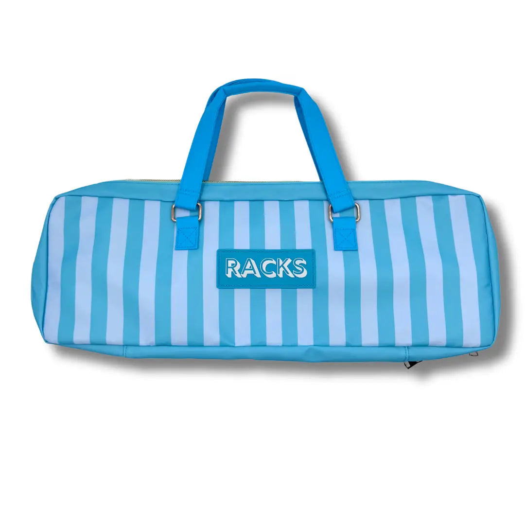 My Fair Mahjong Mahjong Rack Bag - Green & Blue Stripes