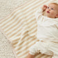 ChappyWrap Sweet Pea Stripe Oak Mini Blanket