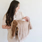 Saranoni Receiving Lush Blanket - Hazelnut