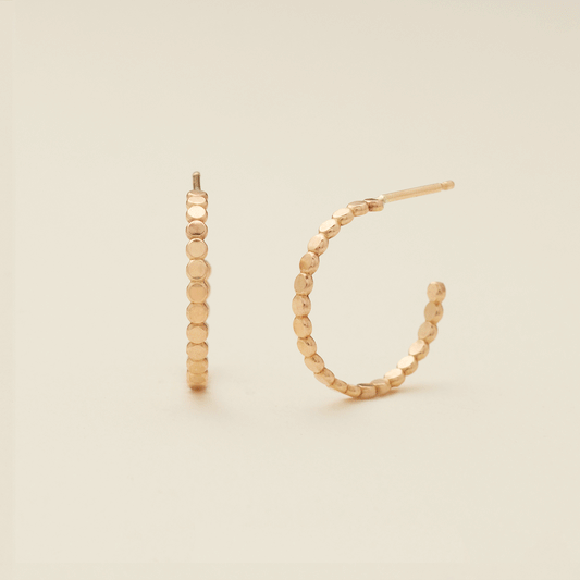 Made by Mary Poppy Hoop Earrings