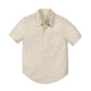 Hope and Henry Linen Short Sleeve Shirt - Sandy Floral