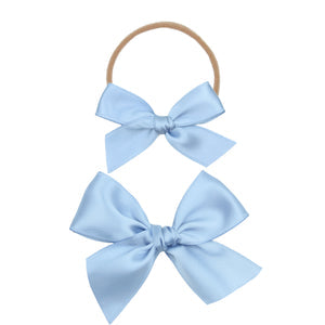 Lou Lou and Company Satin Bow Headband - Large