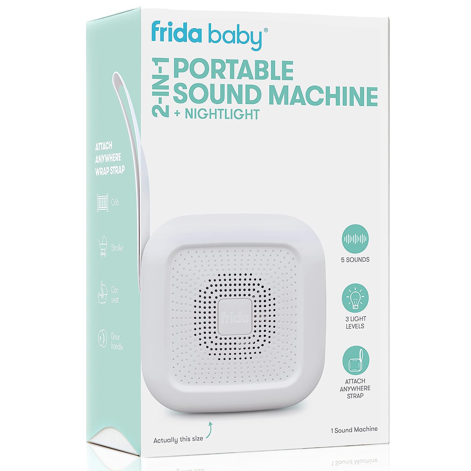 Frida 2-in-1 Portable Sound Machine and Nightlight