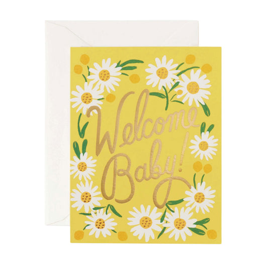 Rifle Paper Co Daisy Baby Card