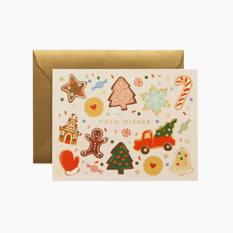 Rifle Paper Co Holiday Cookies Card 