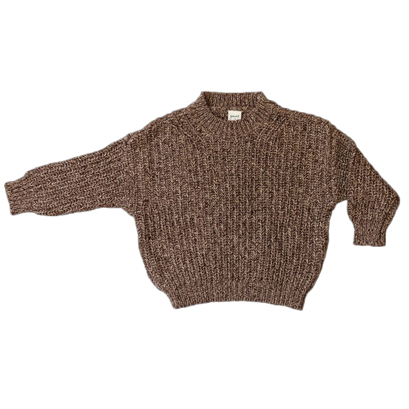 goumikids Chunky Knit Sweater - Bark