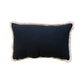 Creative Co-op Cotton Velvet Lumbar Pillow - Wicked
