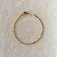 Miel & Gold Dot Ball Bracelet 2mm 18k Gold Filled