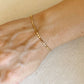 Miel & Gold Dot Ball Bracelet 2mm 18k Gold Filled