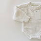 Oat and Co Chunky Knit Onesie - Dove