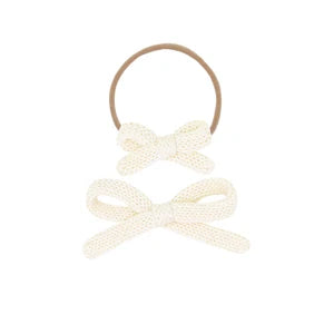 Lou Lou and Company Sweater Bow - Ivory Knit Headband