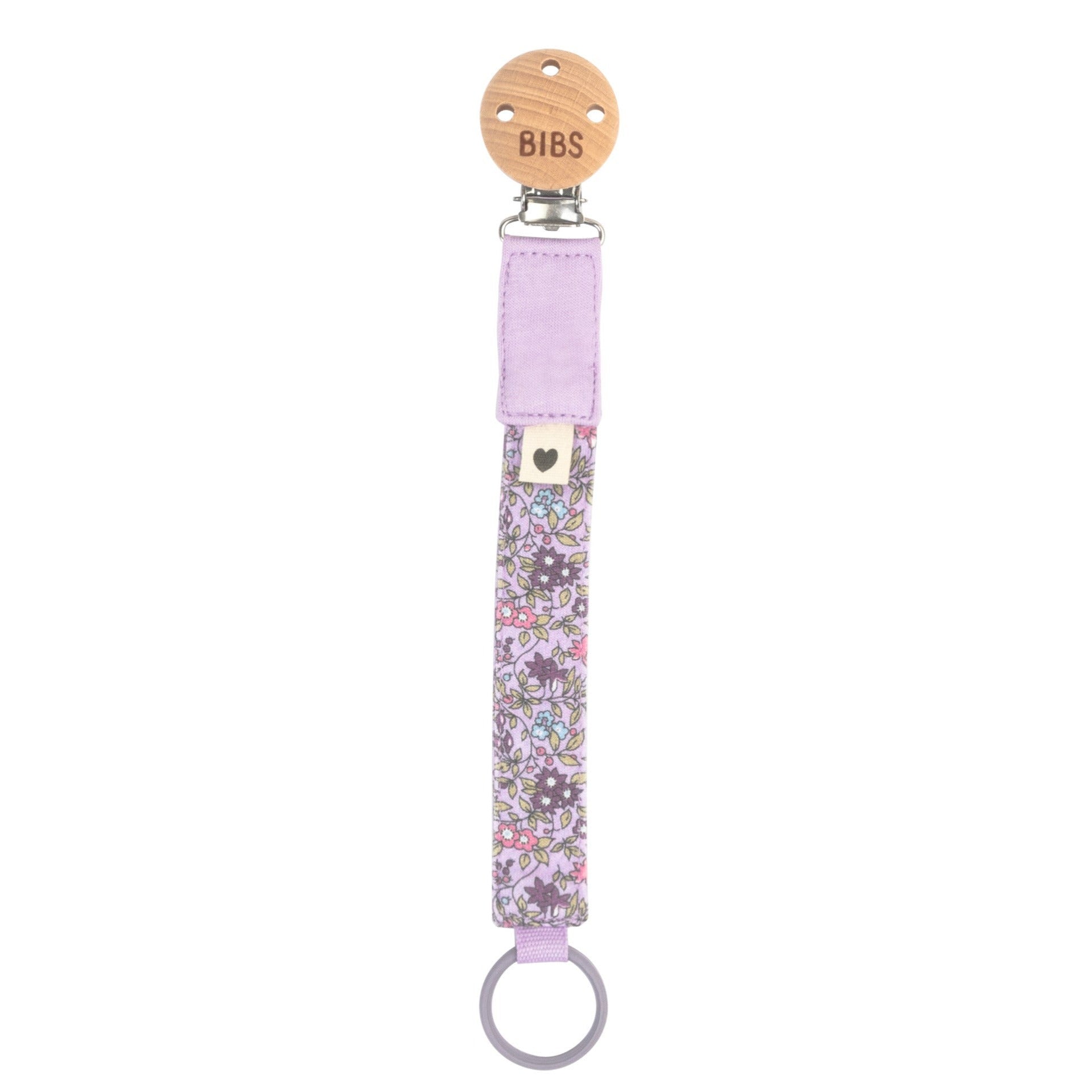 BIBS LIBERTY Pacifier Clip - Chamomile Lawn Violet Sky