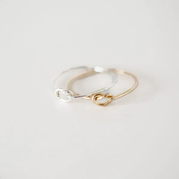 Made by Mary Silver Knot Ring