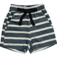 Mebie Baby Linen Cotton Shorts - Stripe