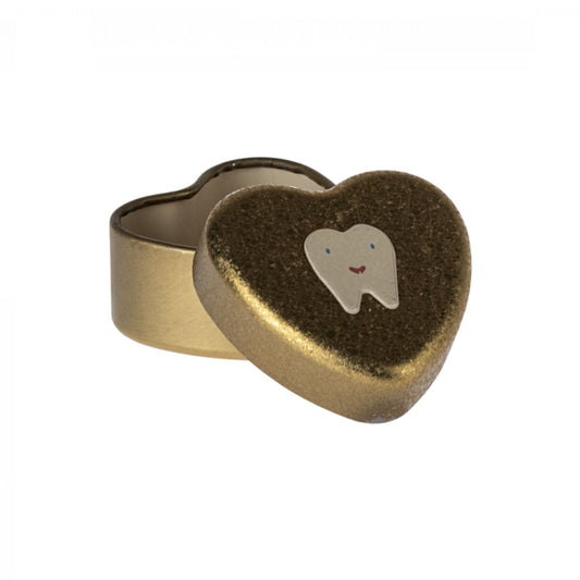 Maileg Tooth Box - Gold Crackle