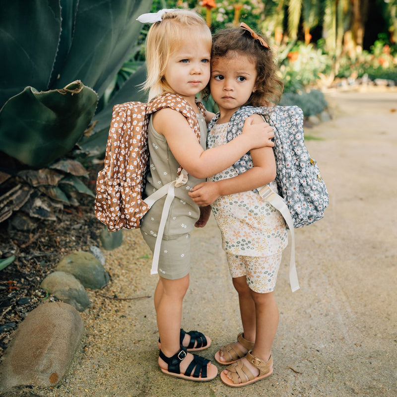 bebe mini backpack floral Mebie Baby Green Checkered Mini Backpack