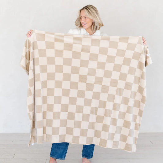 Saranoni Minky Stretch Throw Blanket
