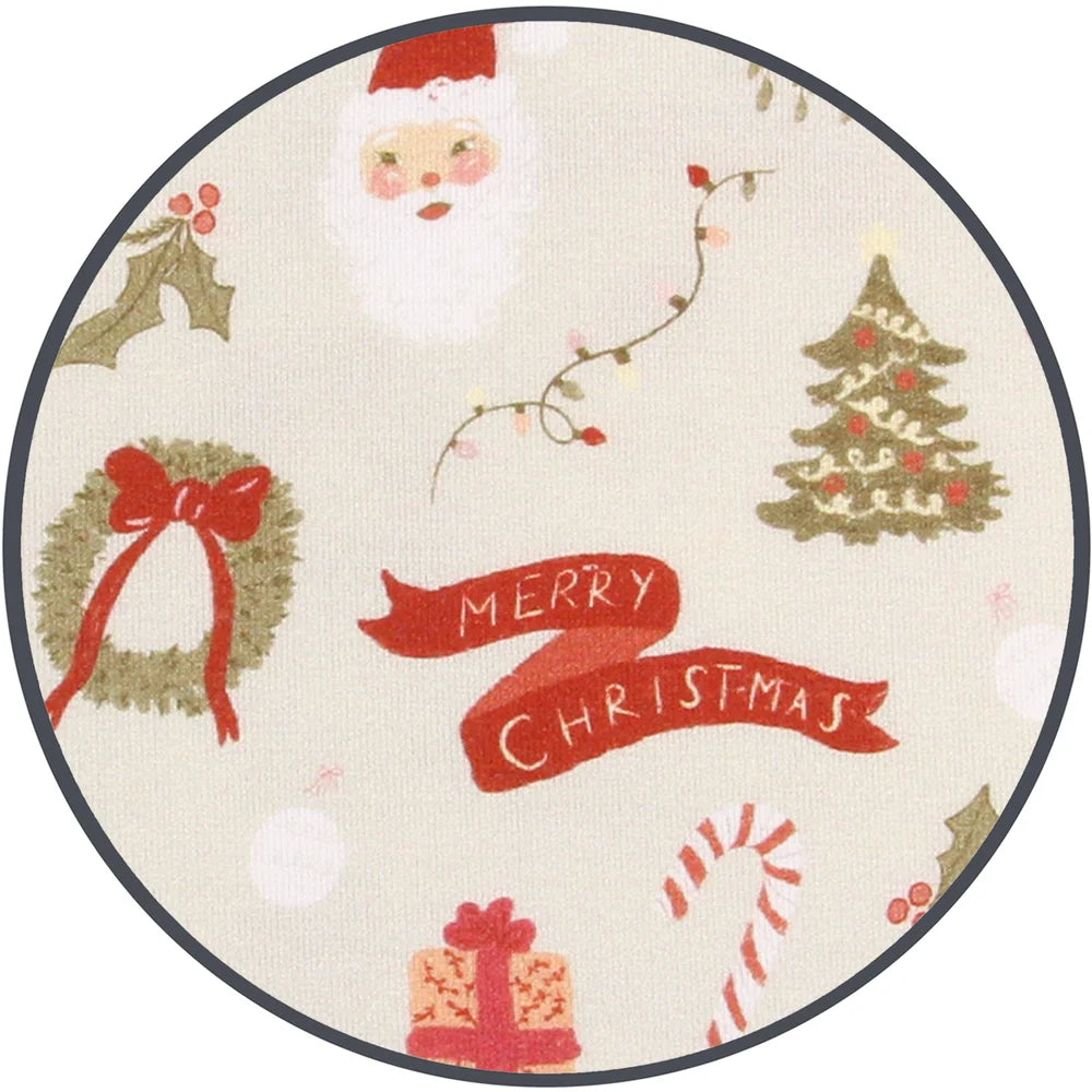 Lou Lou and Company Mistletoe Zipper Footies