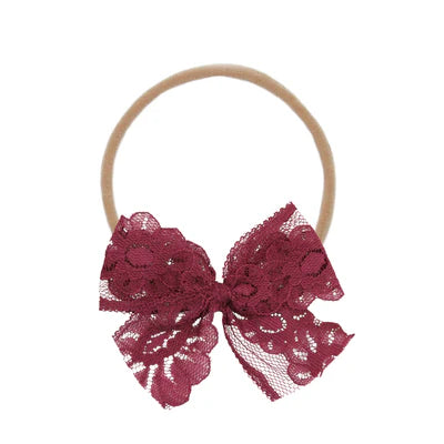 Lou Lou and Company Lace Bow Headband - Medium