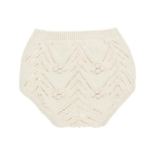 Quincy Mae Knit Bloomer - Natural